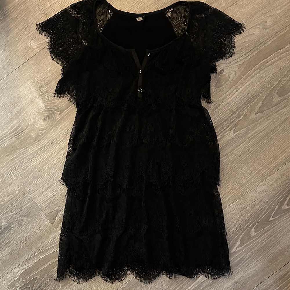Guess  Black Lace Dress